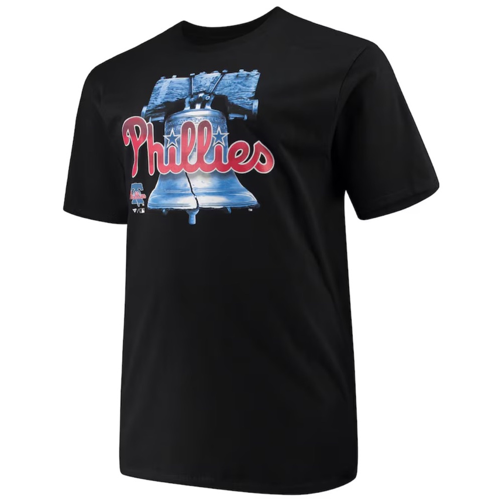 Fanatics Phillies Black Tee Apparel Size 3XL